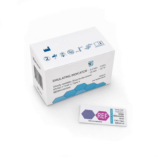 Indicador para autoclaves clase B 500 unidades